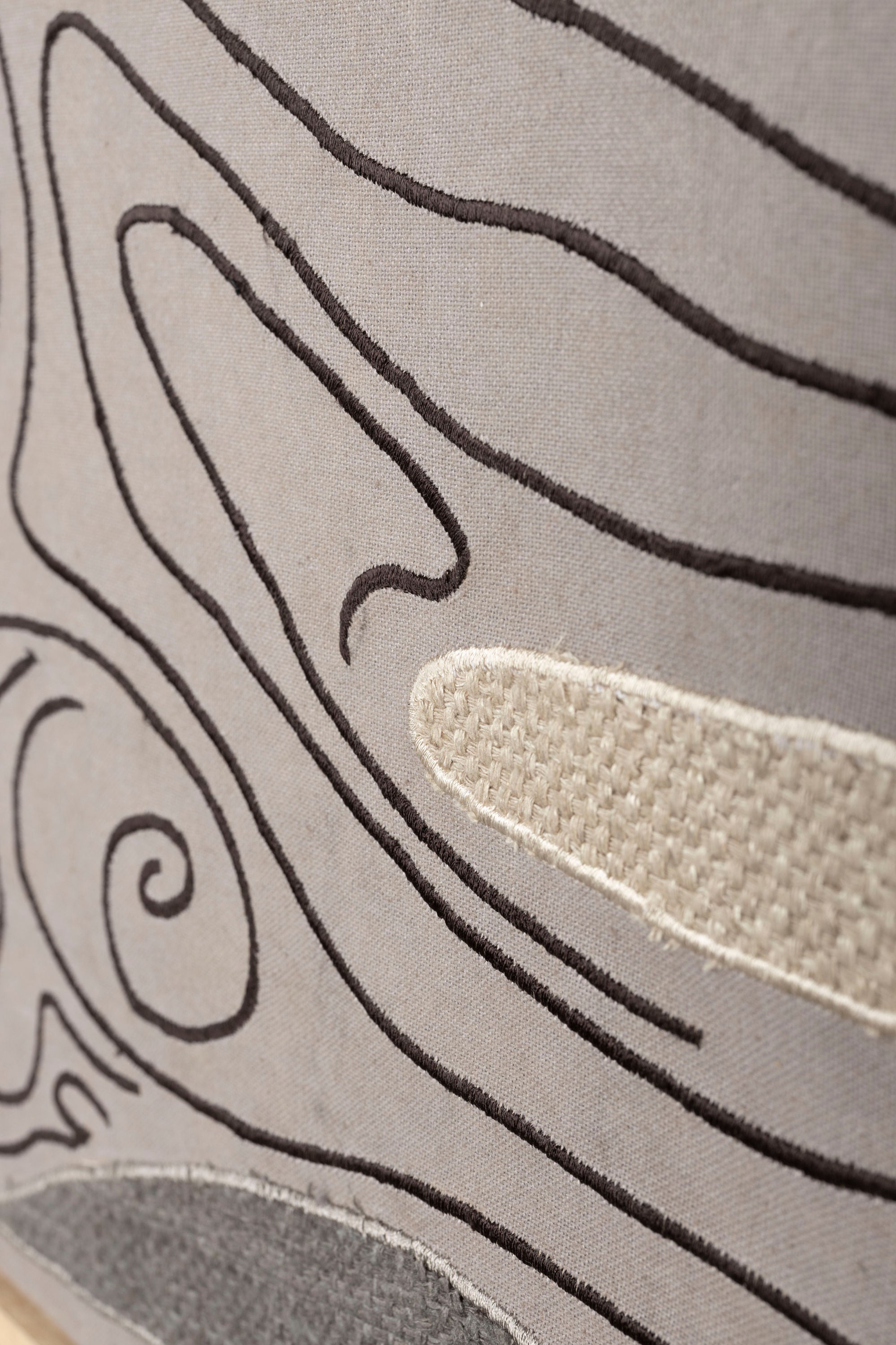 Zuiver Shallow Abstract Fabric Wall Art